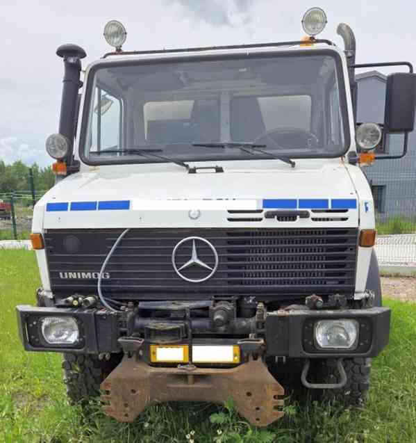 Unimog 1400 zametač 2.5m3 Schmidt komunál MB 4x4 - foto 12