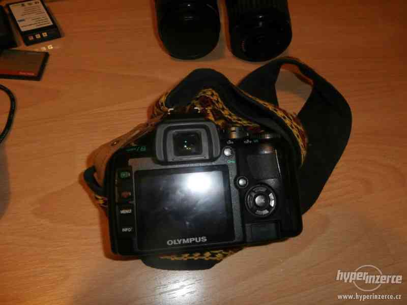 Prodám zrceadlovku Olympus E-410 s příslušenstvím - foto 4
