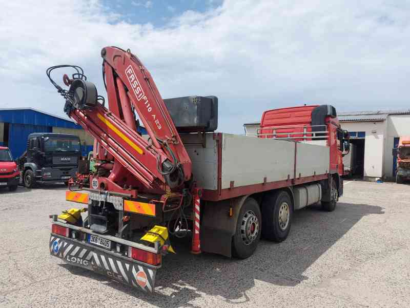 MB ACTROS 6x2 valník s hydraulickou rukou FASSI / RETARDÉR - foto 5