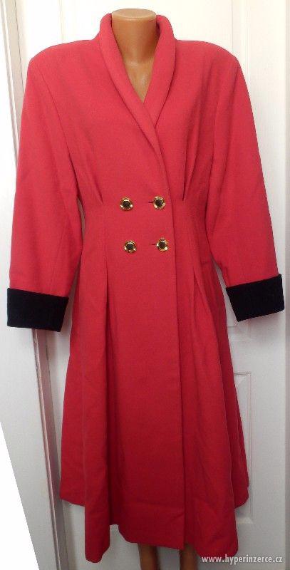 Dámský  kabát červený - foto 1