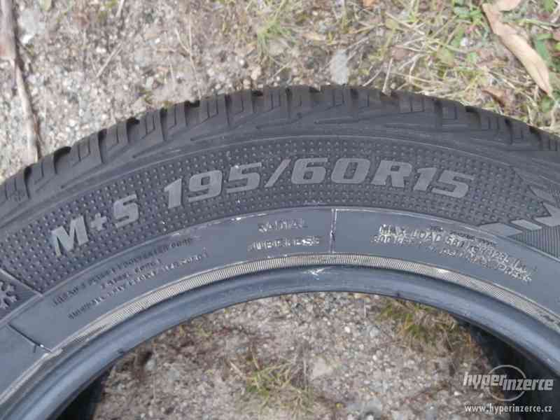 Zimní pneu 195/60 R15, zn.Goodyear - foto 4