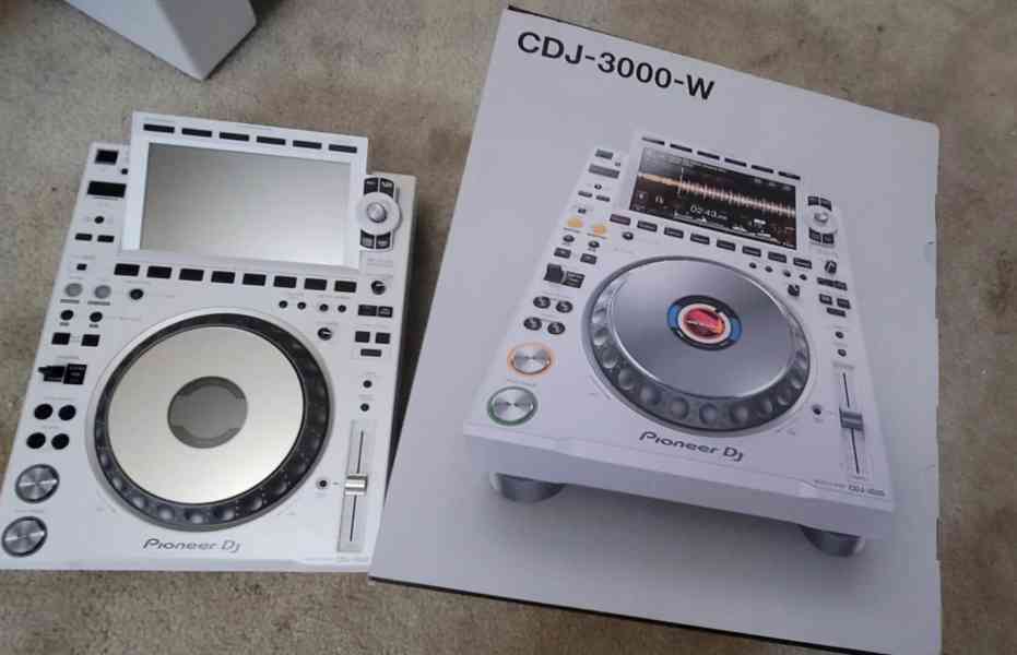 DJ Set 2x Pioneer DJ CDJ-3000-W  Player +1 DJM-900NXS2-W mix - foto 2