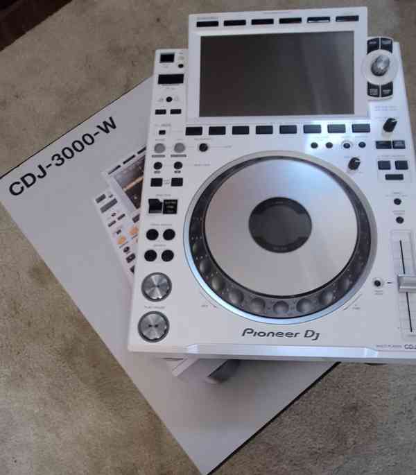 DJ Set 2x Pioneer DJ CDJ-3000-W  Player +1 DJM-900NXS2-W mix - foto 3