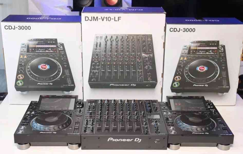 DJ Set 2x Pioneer DJ CDJ-3000-W  Player +1 DJM-900NXS2-W mix - foto 9