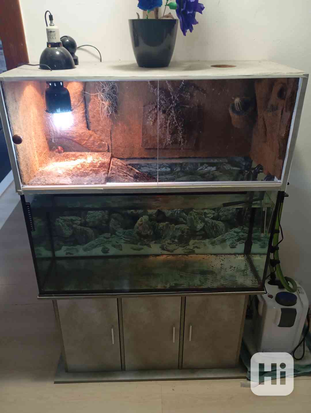 Akvárium pro vodní želvu  - foto 1