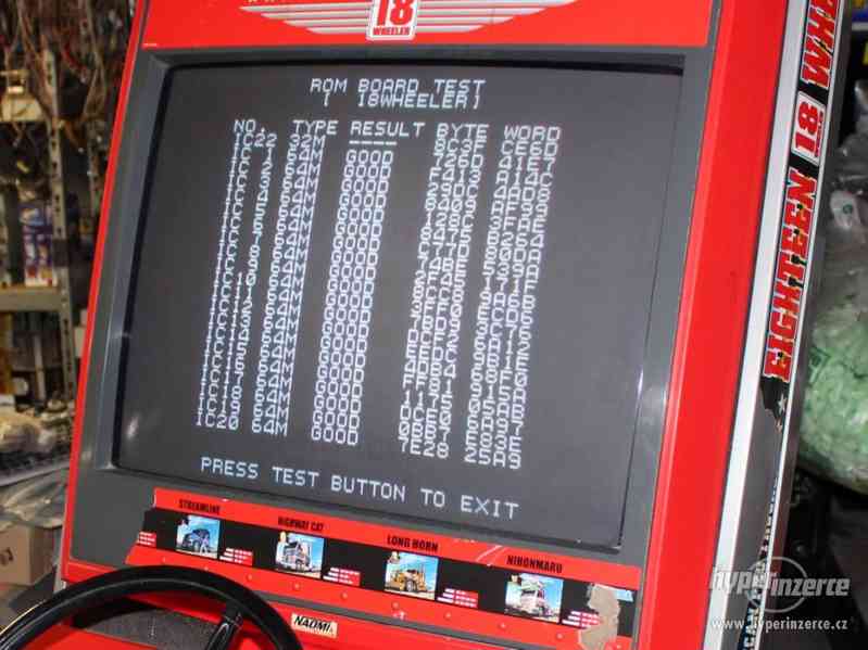 Zábavní herní hrací automat 18 Wheeler Sega Naomi - foto 4
