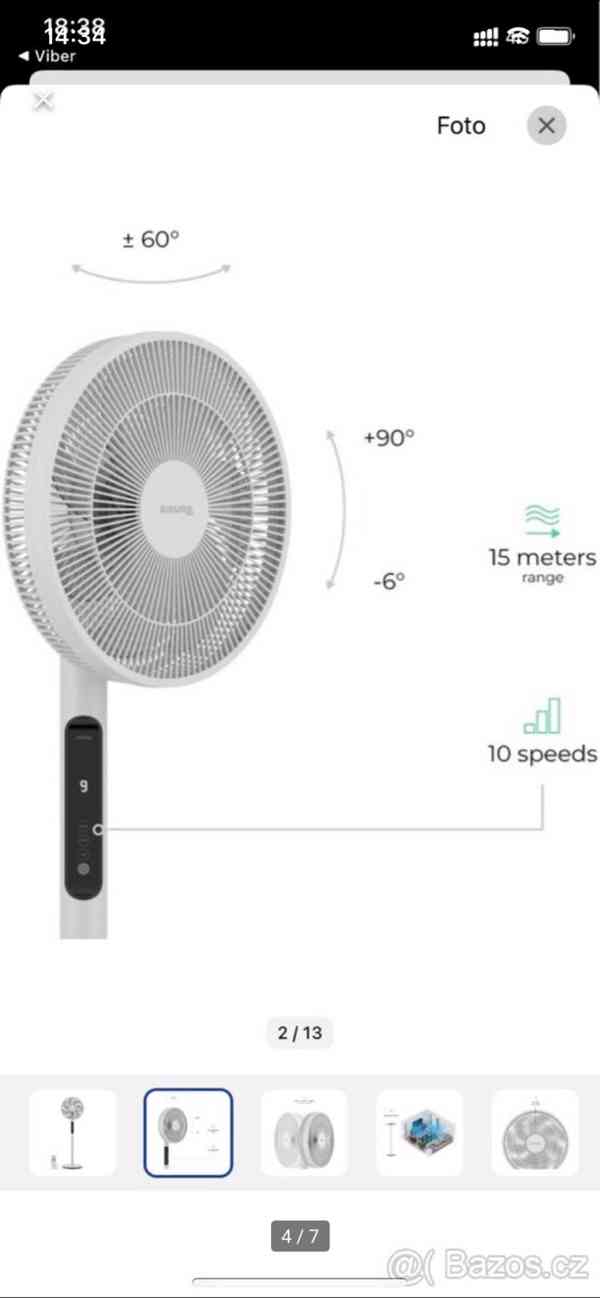  Ventilátor stojanový - foto 9