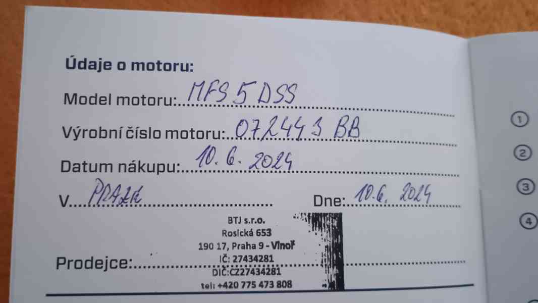 Lodní Motor Tohatsu 5hp - foto 11