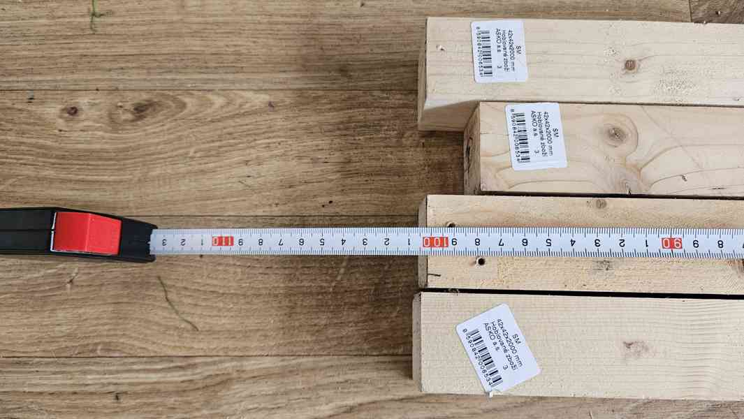 Dřevěné trámky trámy viz foto dva nejdelší jsou 170cm dlouhé - foto 4