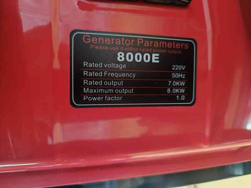 Elektrocentrála 8 kW s AVR - foto 6