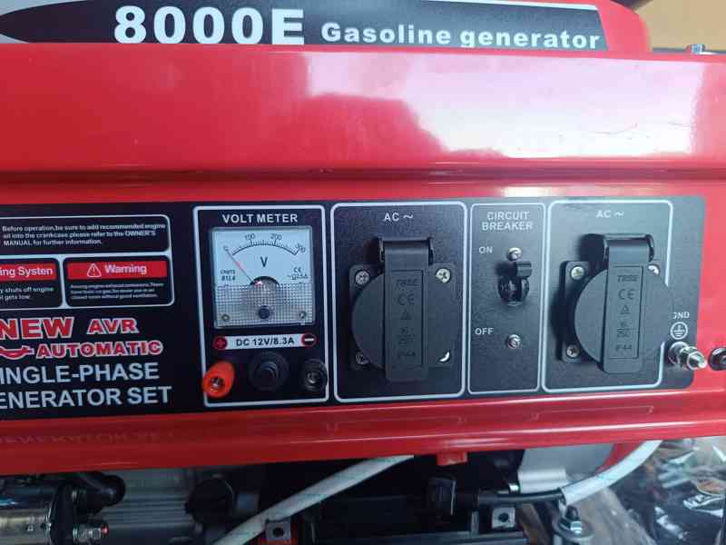 Elektrocentrála 8 kW s AVR - foto 5