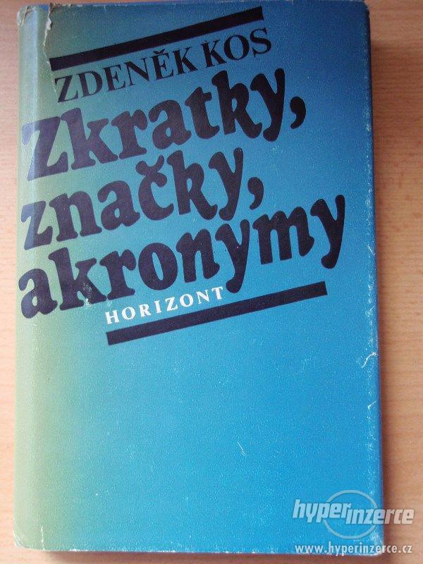 Zdeněk Kos – Zkratky, značky, akronymy - foto 1