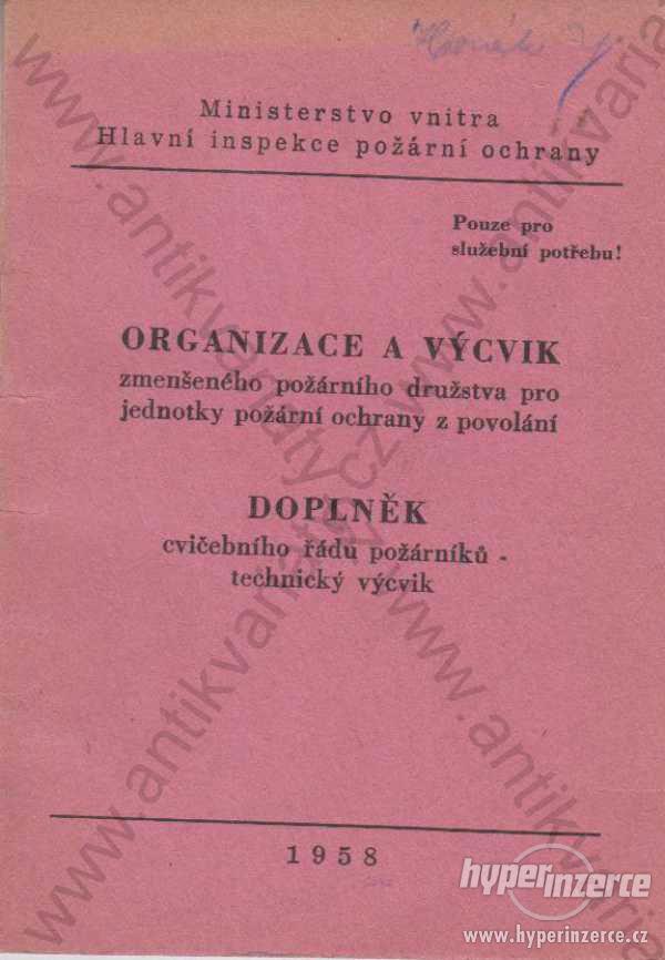 Organizace a výcvik 1958 - foto 1