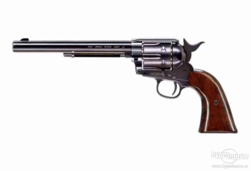 Vzduchový revolver Colt SAA .45-7.5" BB blued - foto 1
