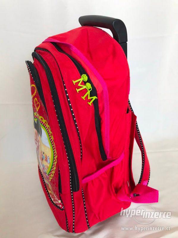 Nový Školní batoh Minnie na kolečkách - foto 2