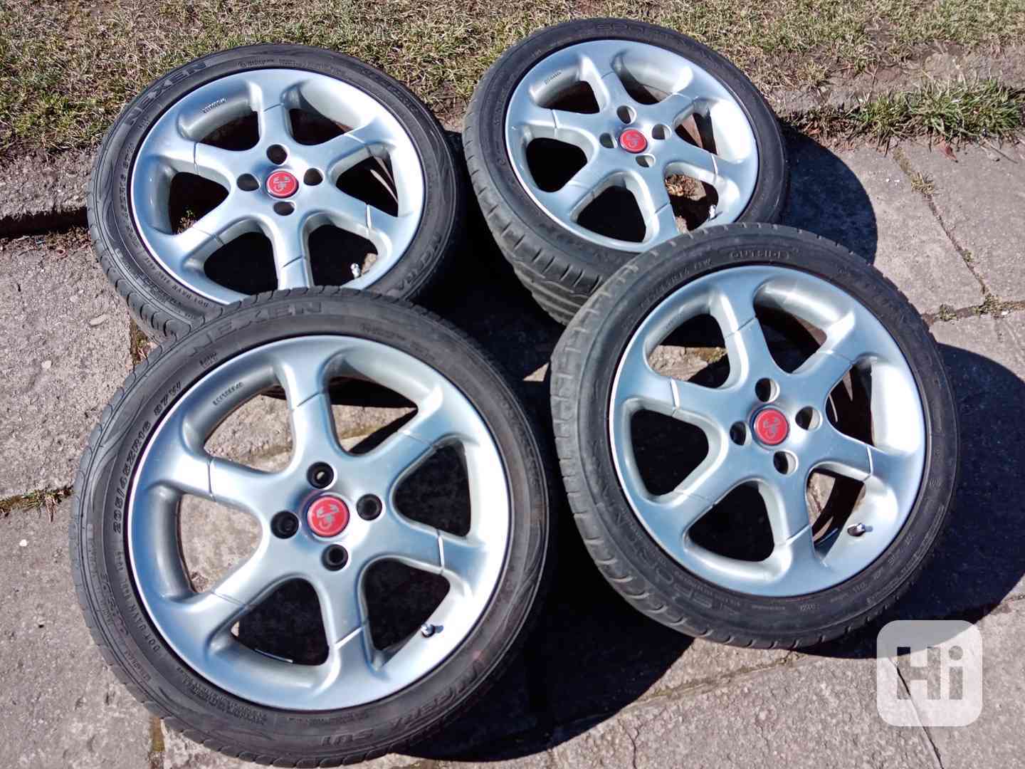 Obutá alu kola ABARTH 15ky 4x98 pneu 90% FIAT ALFA LANCIA - foto 1