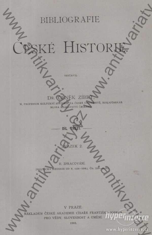 Bibliografie české historie - foto 1