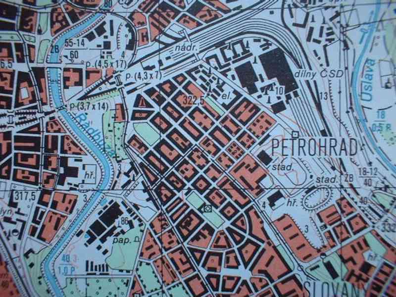 Vojenská profesionální tajná mapa Plzeňska 1:25 - foto 2