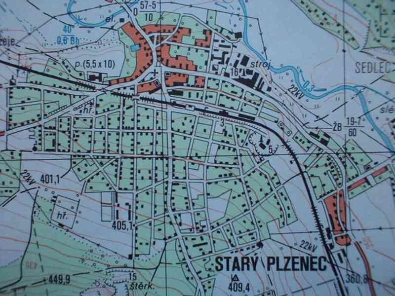 Vojenská profesionální tajná mapa Plzeňska 1:25 - foto 4