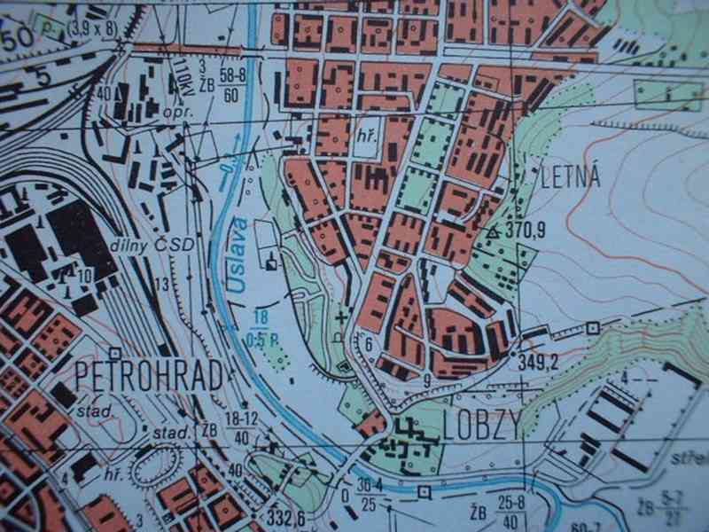 Vojenská profesionální tajná mapa Plzeňska 1:25 - foto 3