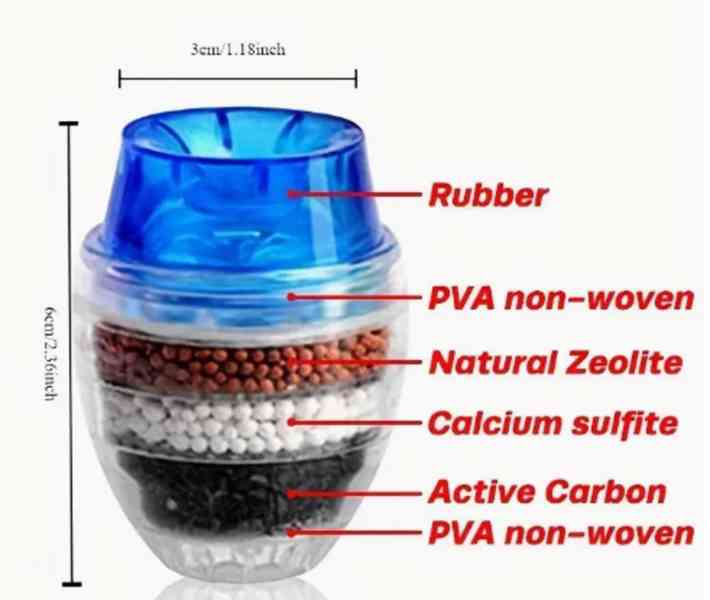  vodní filtr 5-vrstvý s aktivním uhlíkem - foto 2