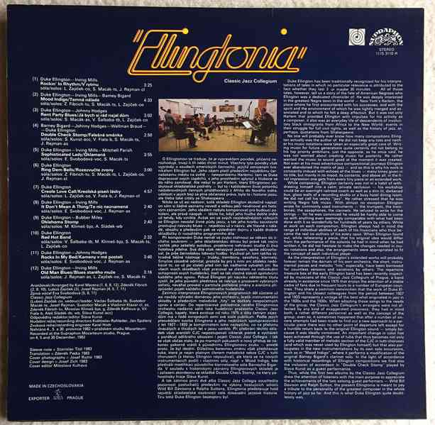 CLASSIC JAZZ COLLEGIUM - Ellingtonia - 1983 - foto 2