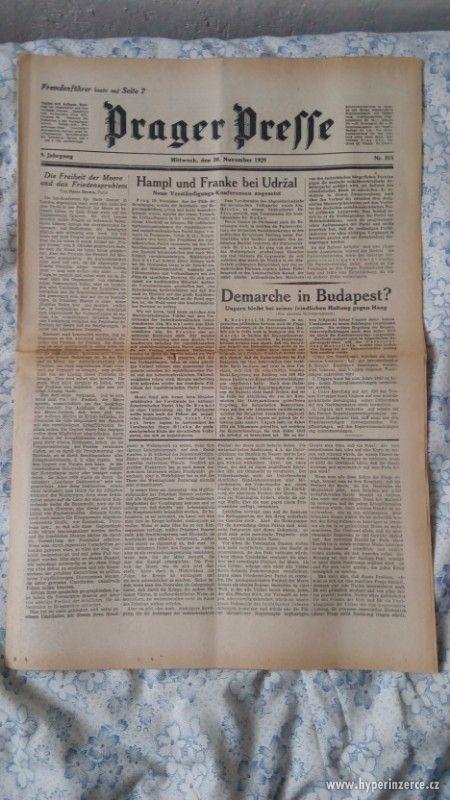 Prager Presse 20.11.1929 - foto 1