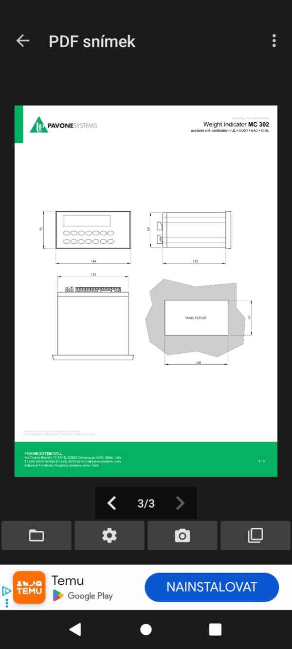 Váhový zobrazovač Pavone sistemi MC3022 - foto 7