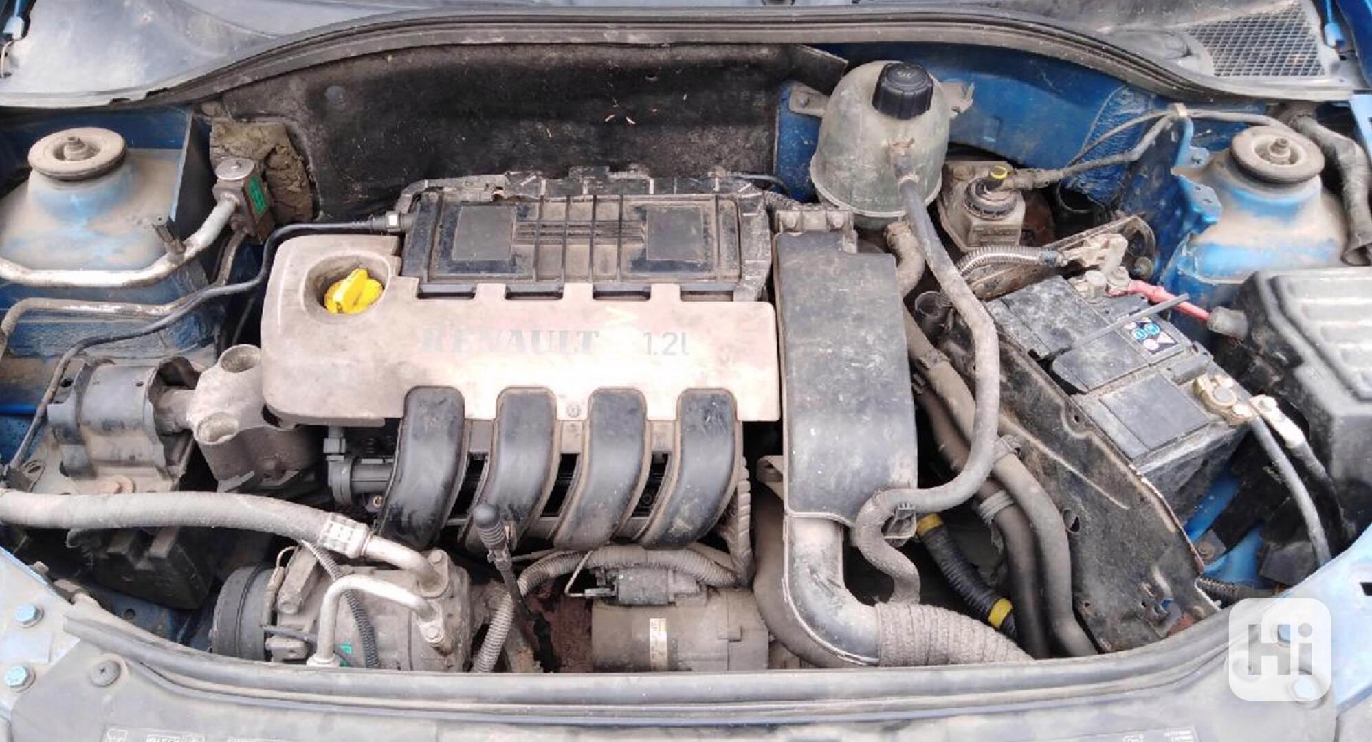 MOTOR RENAULT CLIO 1,2 16V 55KW -PERFEKTNÍ STAV. CENA 5999KČ - foto 1