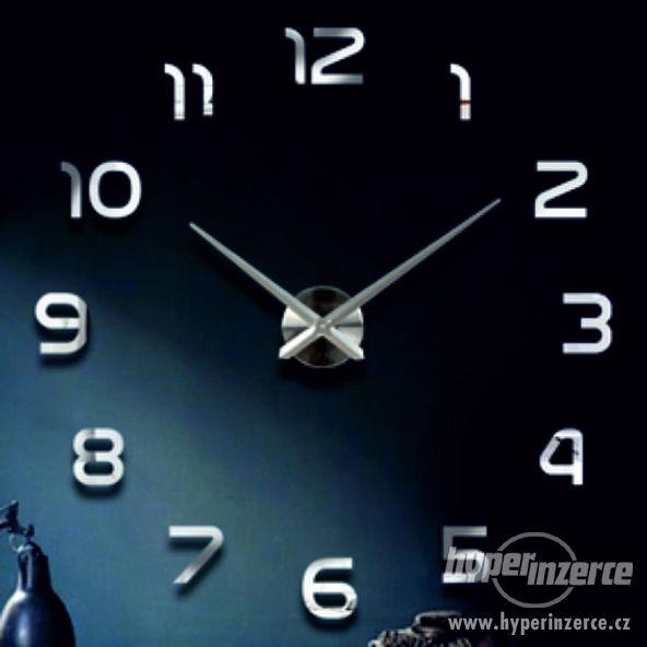 Moderní nástěnné hodiny farebné  120 cm 002S 3D - foto 1