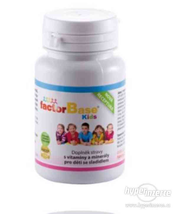 Factor Base Kids vitamínové žvýkací tablety pro děti - foto 1