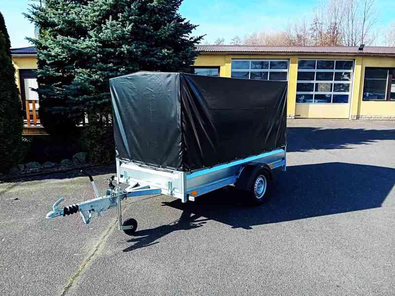 1300Kg brzděný nový profi vozík za auto 2,65m x 1,30m, DPH - foto 20