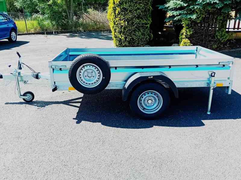 1300Kg brzděný nový profi vozík za auto 2,65m x 1,30m, DPH - foto 2