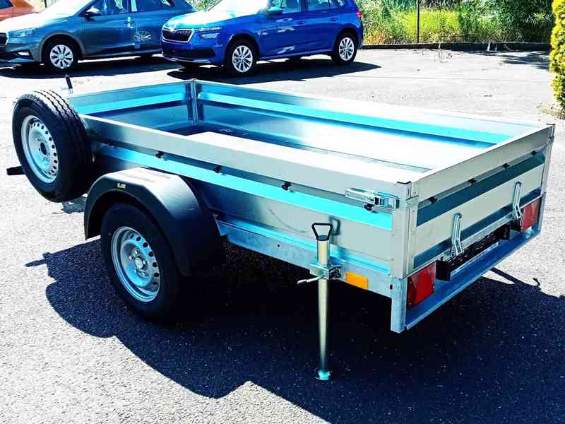 1300Kg brzděný nový profi vozík za auto 2,65m x 1,30m, DPH - foto 3