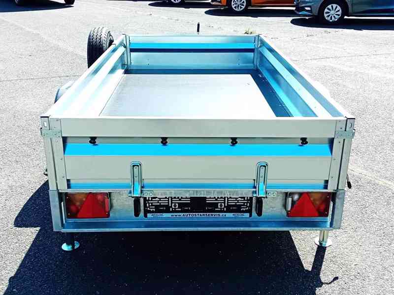 1300Kg brzděný nový profi vozík za auto 2,65m x 1,30m, DPH - foto 8