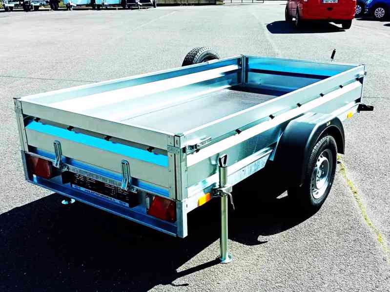 1300Kg brzděný nový profi vozík za auto 2,65m x 1,30m, DPH - foto 6