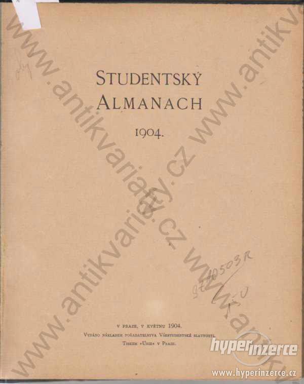 Studentský almanach 1904 - foto 1