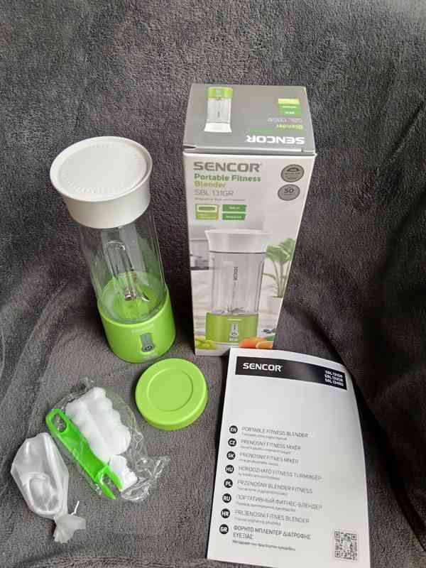 Přenosný fitness mixér Sencor, nový  - foto 2