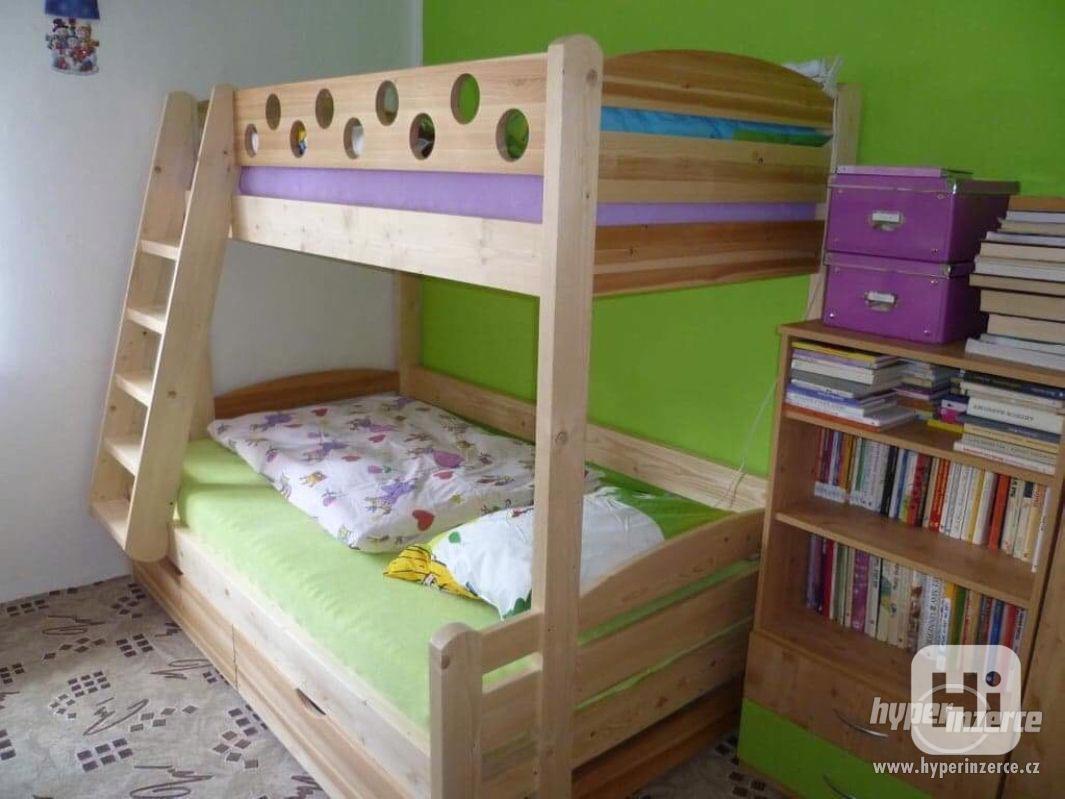 Nová -dřevěná patrová postel(Palanda) - foto 1