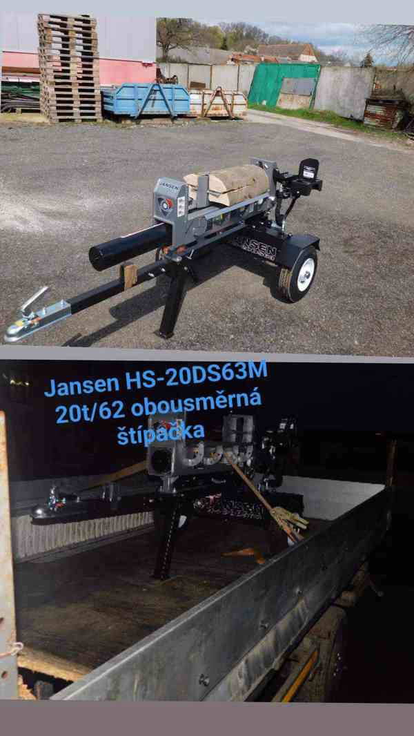 Jansen HS-20DS63M 20t/62 obousměrná štípačka - foto 9