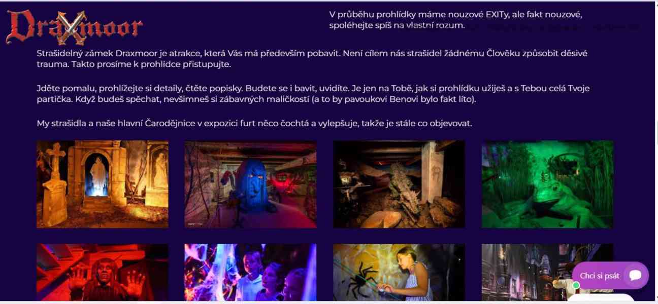 4 volné vstupenky strašidelný zámek Draxmoor / Šikland SLEVA - foto 2