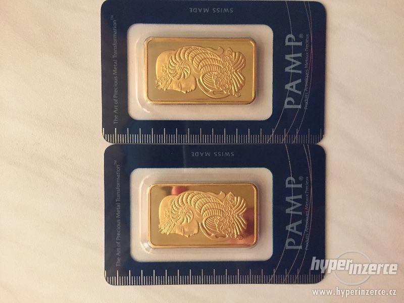 Pamp Suisse Gold Bar 999.9 Fine (Fortuna) (neporušený obal) - foto 1