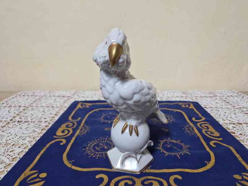 Krásná zlacená soška Papoušek Horní Slavkov - foto 6