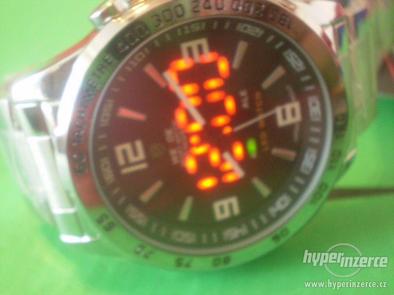 multifunkční hodinky WEIDE LED DISPLEJ - foto 1