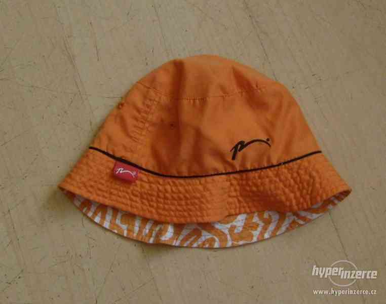 klobouček oranžový oboustranný - foto 1