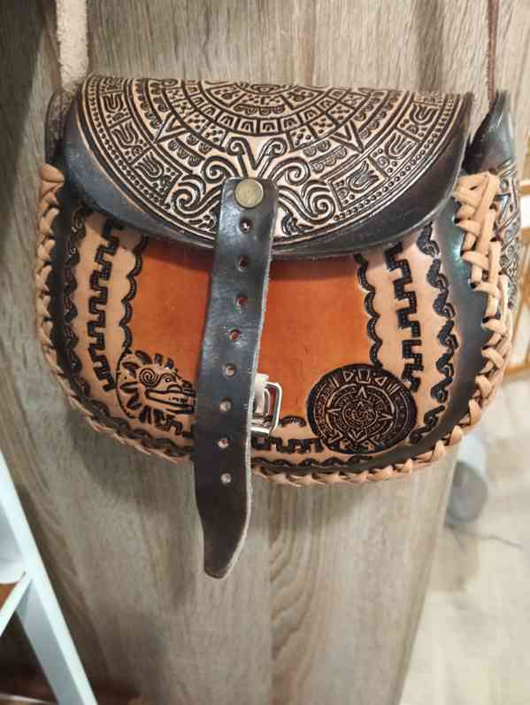 Kožená kabelka z Mexika  - foto 2