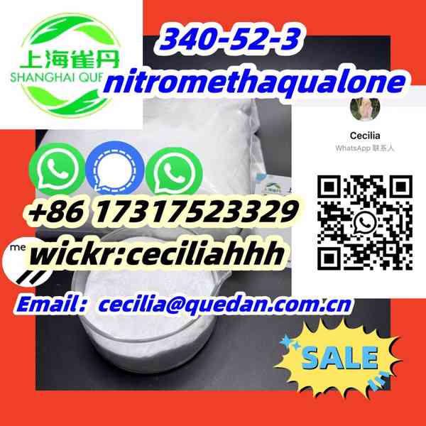 Reliable Supplier 340-52-3   nitromethaqualone  +86 17317523 - foto 1