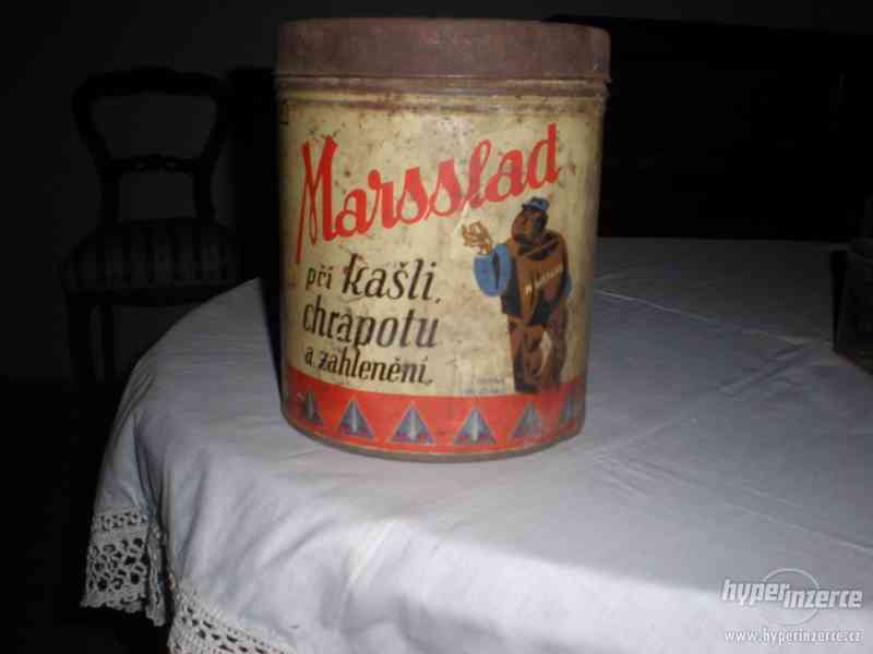 stará plechová krabice MARSSLAD - foto 1