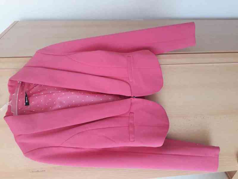 Růžové měkké sako velikosti M. - foto 1