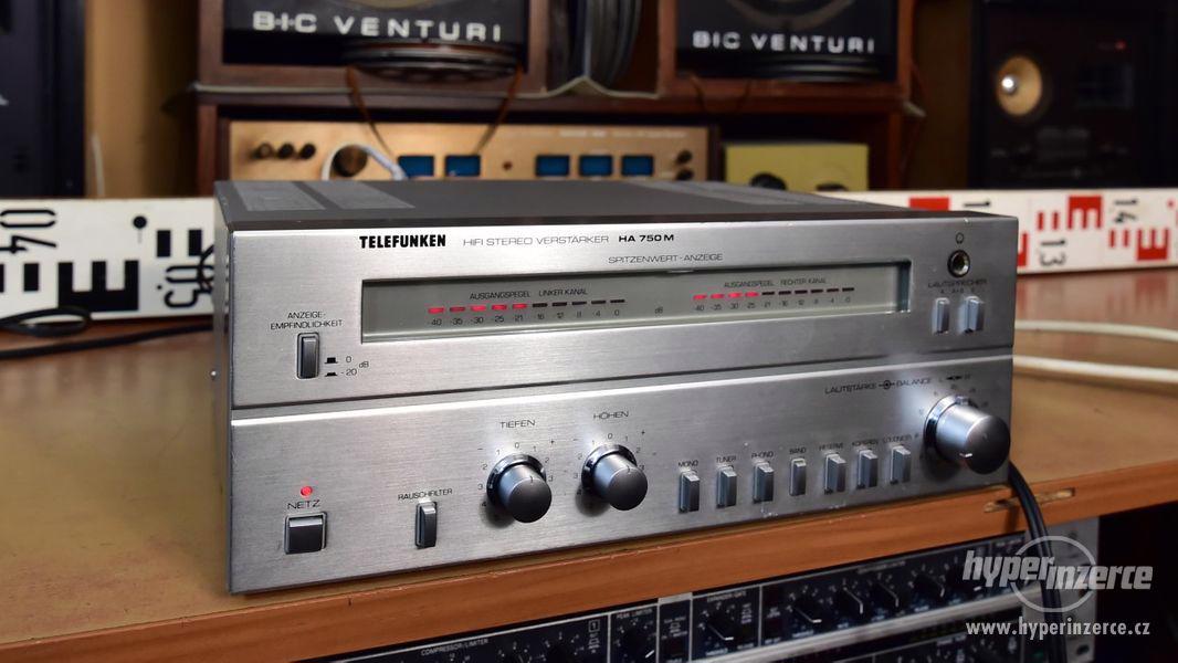 TELEFUNKEN HA 750M kvalitní stereo zesilovač Německo 1982 - foto 1